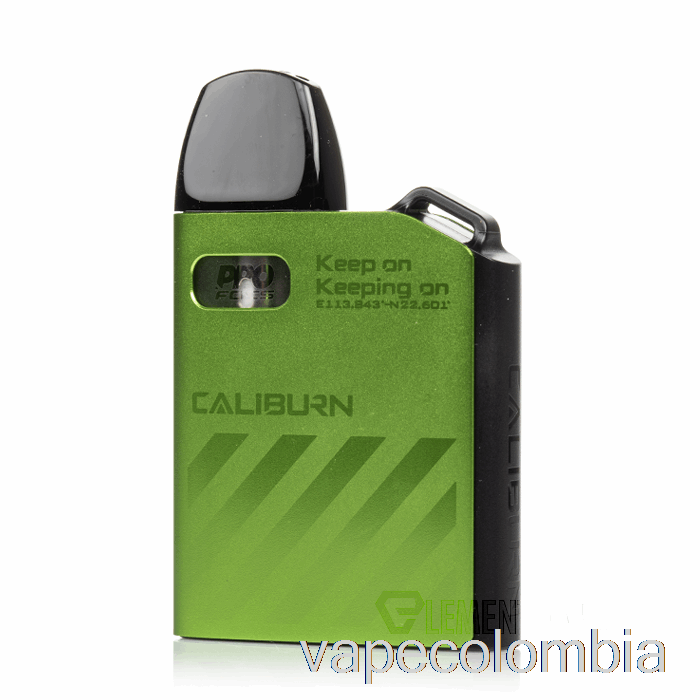 Vape Recargable Uwell Caliburn Ak2 15w Pod System Sombrío Verde